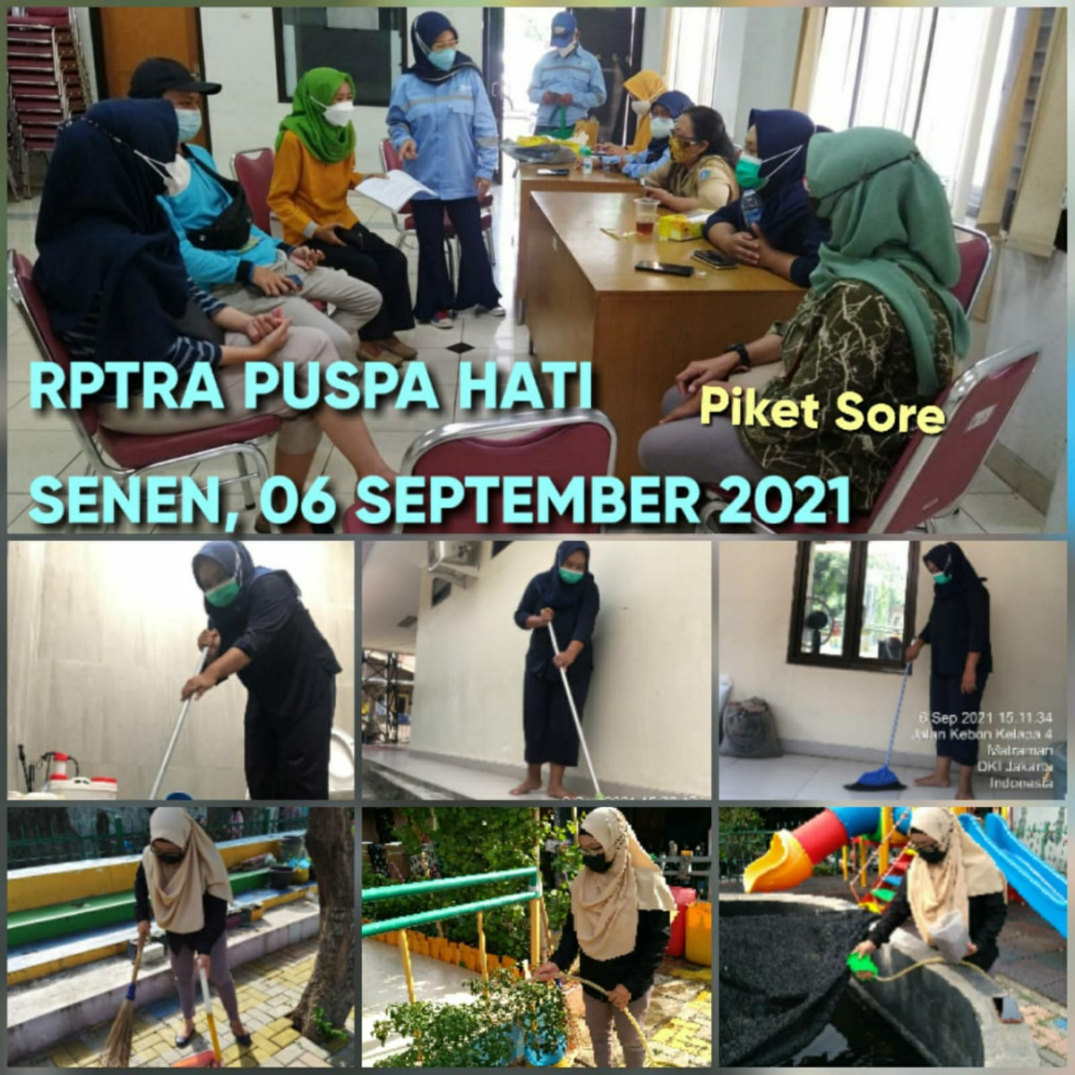 Piket pengelola RPTRA
